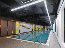 Modern 3BR Retreat I Gym, Balcony & Prime Location