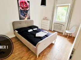 Appartement 4 Personen - Zimmer in Wohnung, zentral, ruhig, modern