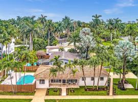 Tropical Oasis with pool 10 mins airport & 5 mins Beach, sewaan penginapan tepi pantai di Hollywood