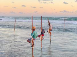 Aldea bleu, hostel en Midigama East