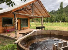 Refugio Wanglen Cabañas y Tinajas hidromasaje, villa en Lago Ranco