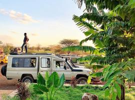 Jua Manyara Lodge & Camp Site ชาเลต์ในMto wa Mbu