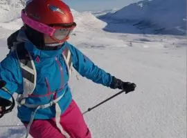 Idyllisk hus med sauna og jacuzzi, Lyngen