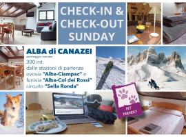 MANSARDA MARMOLADA sui campi da sci, khách sạn thân thiện với thú nuôi ở Alba di Canazei