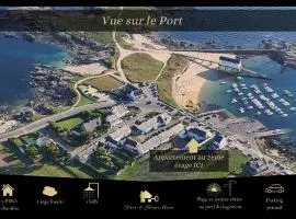 Vue imprenable sur le port appartement 1-3pers