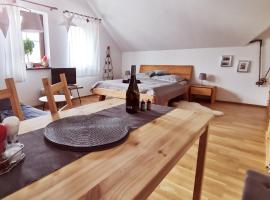 Moji Sousedi - Apartmán Červená, hotel v Deštném v Orlických horách