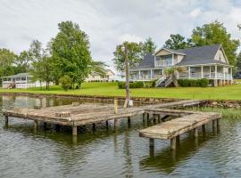 Waterfront Sparta Retreat with Dock, Deck and Grill, hotel in Sparta