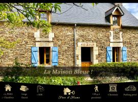 LA MAISON BLEUE,authenticité, nature, simplicité, 2-5 personnes, Moëlan sur Mer, hotel in Moëlan-sur-Mer