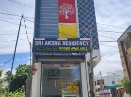 Sri Aksha Residency, hotelli kohteessa Alāndurai