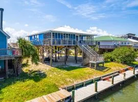 Waterfront Dauphin Island Home with Deck and Boat Dock