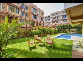 Veeraas Calangute - 2BHK Apartment with Pool, hotel mewah di Marmagao