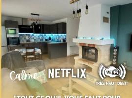 Maison indépendante, au calme, charme et confort, camera con cucina a Bérou-la-Mulotière
