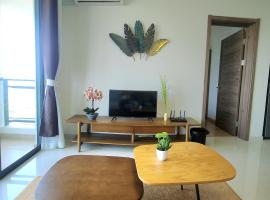 Seaview Regalia Park, (Happy House), Full Furnished, Free WiFi Forestcity, מלון בגלאנג פאתה