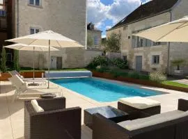 La Villa Lombardi en Champagne, avec piscine privée et jacuzzi