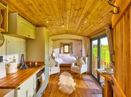 Abberley Shepherds Hut - Ockeridge Rural Retreats, glamping en Wichenford