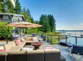 Waterfront Allyn Retreat with Guest House and Beach!