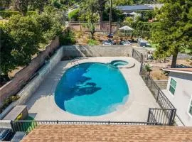 Salt Water Pool Over Look Rocky Mountain View
