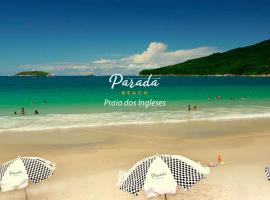 Parada Beach Beira-Mar e Aptos 70m do Mar, hotel en Florianópolis