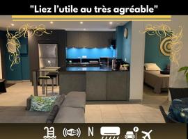 Kaili Ocean view luxury 2BR AC throughout Fiber Wifi & Pool, hotel v destinaci Papeete