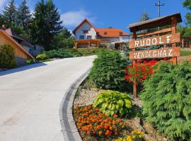 Rudolf Vendégház, hotell i Velem