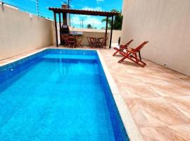 2 suítes c/ Ar, Piscina, Churrasqueira, 500mt Mar, hotel com piscina em Santa Cruz Cabrália