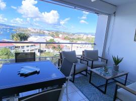 Atlantis, Magnifique T2, vue mer, proche plage, Anse Mitan, ξενοδοχείο σε Lazaret