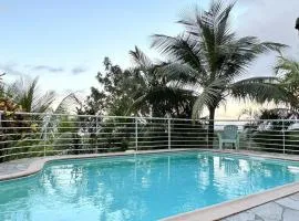 La Pagerie, joli bas de villa avec piscine au calme à 5 minutes de la plage