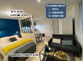 Le Standing - Au Coeur d'Agen - Self Checkin - Wifi - Netflix - Smart TV - Luqs fr, apartment in Agen