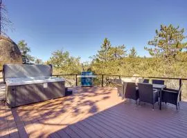 Running Springs Cabin with Spacious Deck and Hot Tub!