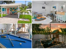 5 min Beaches~Mini Golf~Pool Table~Pets~KING BED +, hotel in Largo