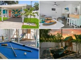 5 min Beaches~Mini Golf~Pool Table~Pets~KING BED +