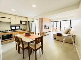 Incrível apartamento à 200m da praia, hotel Itajubában