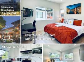 Sunnyvale Cozy New 3B3b home/Gogle/speed WiFi, hotel v destinaci Sunnyvale
