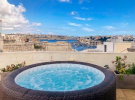 Valletta and Grand Harbour Lookout, ubytování v soukromí na pláži v destinaci Kalkara