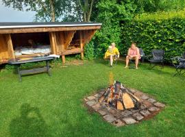Luksus Shelter med vildmarksbad, kamp sa luksuznim šatorima u gradu Flemming