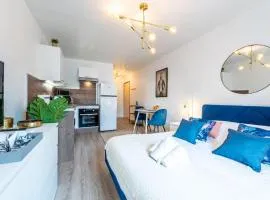 Proche Technopole: lit double - fibre - lave-linge