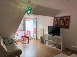 Studio Ochsenfurt mit sonnigem Balkon
