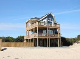 4x2338, Race To The Beach- Semi-Oceanfront, Wild Horses, Private Pool, Ocean Views!, feriebolig i Knotts Island