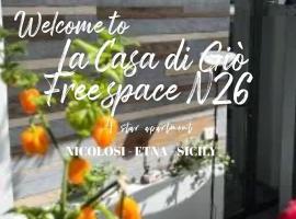 La Casa di Giò - Free Space n26, hotel en Nicolosi