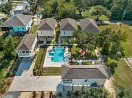 Waveland Beach Cottages, khách sạn có bồn tắm nóng ở Waveland
