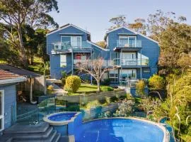 Bay Views From Drury Lane with Solar Heated Pool and Gas Heated Spa