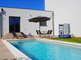 Holiday house with private pool in village Šišan, hotel di Šišan