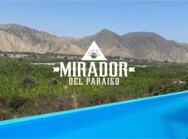 Mirador del Paraiso, hotel en Lunahuaná