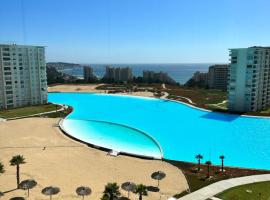 Departamento laguna bahía sol, hotel in Algarrobo