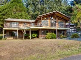 Tree-Lined Gold Beach Retreat with Multiple Decks!