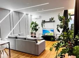 Apartament Green Plant - 2 oddzielne sypialnie, taras 30m2 i garaż podziemny