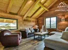 Chalet savoyard rénové 4* avec cheminée, pour 8 pers. à Saint-Jean-de-Sixt - FR-1-391-75