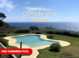 Villa Vista Mare, Piscina di Lusso con Giardino, hotel di Cervo