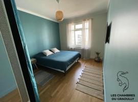 Les chambres du Graoully - Le 109 - Metz Gare - Parking inclus - NO S-model, hotel near Centre Pompidou-Metz, Metz
