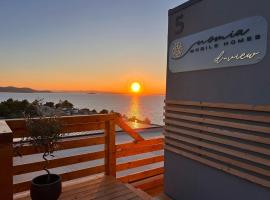 d-view Premium Mobile Home - panoramic seaview - 150 m from beach, free parking, apartamento em Drage